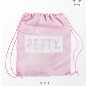 Zumiez PETTY light pink cinch bag
